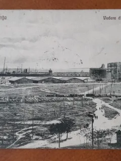 Carte postala, Constanta Vedere din Port cu Silozurile, 1926