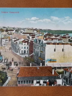 Carte postala, Constanta vedere generala, 1923