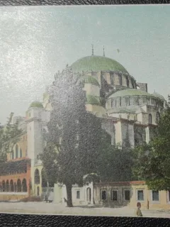 Carte postala, constantinopole, Mosquee Sulemainie, Stamboul, color
