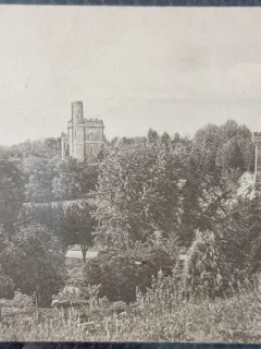 Carte postala, Craiova, Parcul Bibescu, 1924