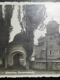 Carte postala, Curtea de Arges, Biserica Domneasca, 1940