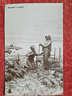 Carte postala, declaratie de dragoste, inceput de secol XX