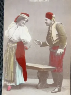 Carte Postala, Della Donna Eugenia is Kornyei Bela (Tunderszerelem), 1909
