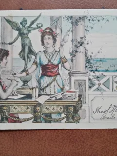 Carte postala, desen 1902