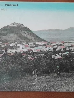 Carte postala, Deva vedere generala, 1924