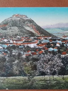 Carte postala, Deva vedere generala, perioada interbelica