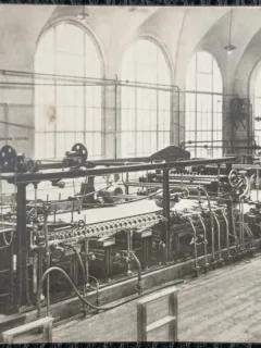 Carte Postala, Dresden 1927, tipografie