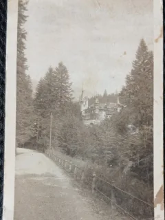 Carte Postala, Drumul spre Castelul Peles, perioada interbelica
