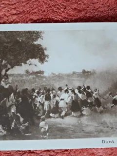 Carte postala, Dupa culesul viilor/Th. Aman