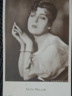 Carte Postala, Edith Meller, actrita maghiara de film, 1897-1953