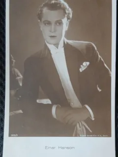 Carte Postala, Einar Hanson, actor suedez, 1899-1927