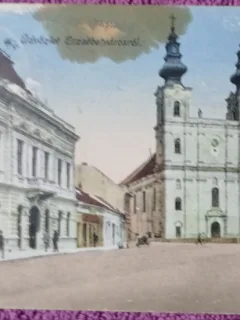 Carte postala, Erzsebetvaros, district din Budapesta, 1923