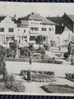 Carte postala, Fagaras, vedere generala, 1943