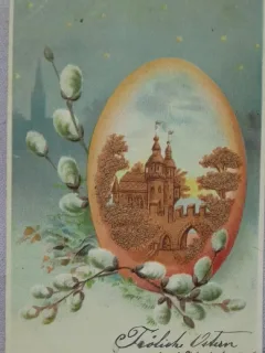 Carte postala, felicitare, 1902
