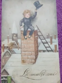 Carte Postala, Felicitare de an nou, 1931