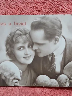 Carte postala, felicitare de Sarbatorile Pascale 1926
