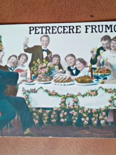 Carte postala felicitare de sarbatorile Pascale, 1938
