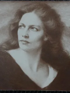 Carte Postala, Femeie cu parul lung, 1921