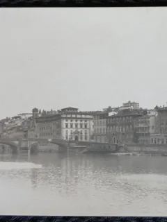 Carte Postala, Florenta, vedere generala, perioada interbelica
