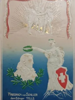 Carte Postala, Friedrich von Schiller dem Sanger Tells, perioada interbelica
