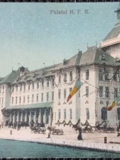 Carte Postala, Galati, Palatul N.F.R., 1925