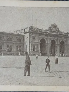 Carte postala, Gara din Odesa, 1943