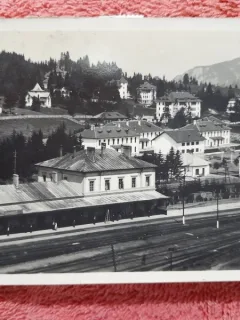 Carte postala, Gara din Predeal 1935