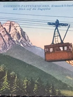 Carte postala, Garmisch-Partenkirchen, perioada interbelica