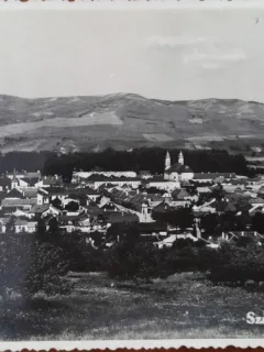 Carte postala, Gherla, vedere generala, perioada interbelica