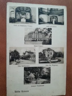 Carte postala, Govora, perioada interbelica