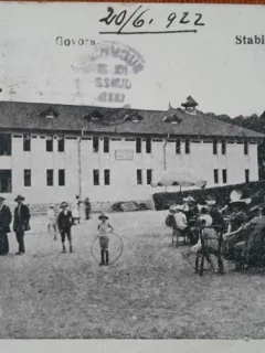 Carte postala, Govora, Stabilimentul Bailor, 1922