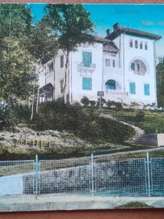 Carte postala, Govora, Vila Iliescu, perioada interbelica
