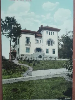 Carte postala, Govora, Vila Iliescu, perioada interbelica