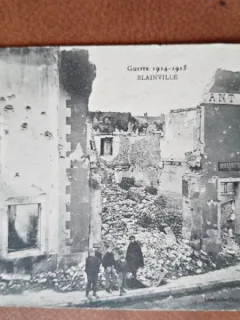 Carte postala, Guerre 1914-1915, Blainville, 1916