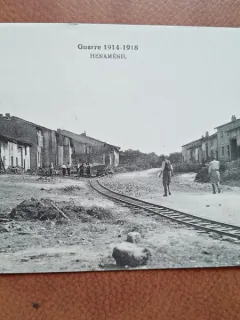 Carte postala, Guerre 1914-1918, Henamenil, 1920