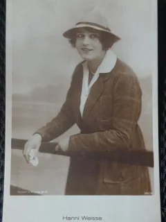 Carte Postala, Hanni Weisse, actrita germana de film, 1892-1967