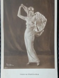 Carte Postala, Helena Makowska, actrita poloneza, 1893-1964