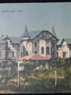 Carte Postala, Hotel Movila, vedere spre mare, perioada interbelica