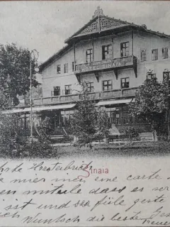 Carte postala, Hotel Sinaia, 1900