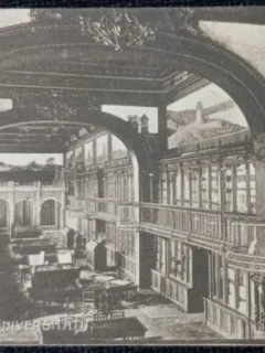 Carte Postala, Iasi, Biblioteca Universitatii, 1922