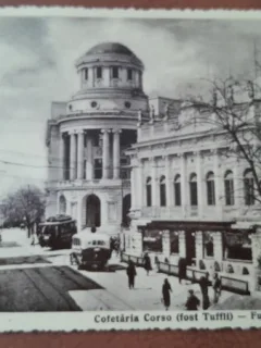 Carte postala, Iasi Cofetaria Corso, 1937