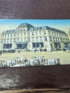 Carte postala Iasi, Hotel Traian, 1916