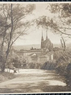 Carte Postala, Coline de Saint Pierre, vue du Spielberg, perioada interbelica