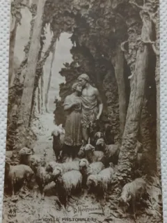 Carte postala, Idila Pastorala, perioada interbelica