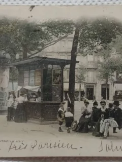 Carte postala, Imagine din Paris, perioada interbelica