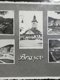 Carte postala, imagini din Brasov, 1938