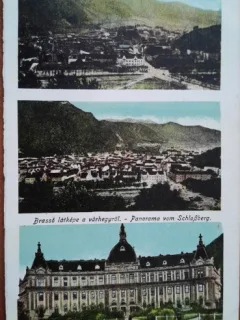 Carte postala, imagini din Brasov, perioada interbelica