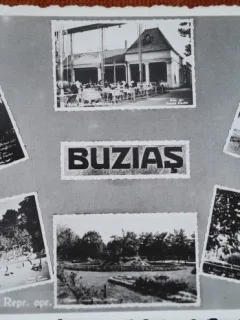 Carte postala, imagini din Buzias, 1942