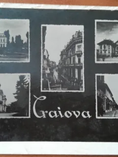 Carte postala, imagini din Craiova, perioada interbelica