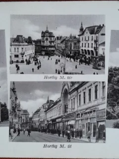Carte postala, imagini din Oradea, perioada interbelica